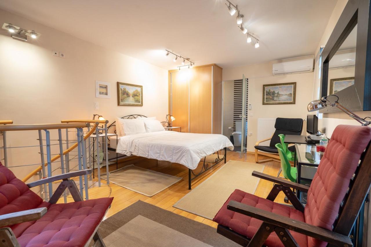 Acropolis Metro St.3 Bedrοοms 6 Persons Maisonette Athene Buitenkant foto